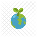 Planet Global Green Icon