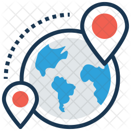Global positioning Icon
