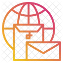 Mail Globe Postal Icon