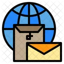 Mail Globe Postal Icon