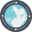 글로벌 진보 전세계 아이콘
