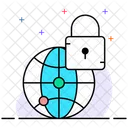Global Protection Global Security Internet Security Icon