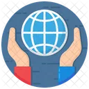 Network Protection Global Care Internet Service Icon