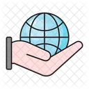 Protection Secure World Icon