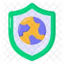 Secure World Global Protection Worldwide Protection Icon