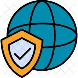 글로벌 보호 건강 관리 글로벌 지구 보호 안전 안전한 보안 방패  아이콘