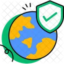 Global Security Protection Security Icon