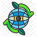 Global Recycle Ecology Icon