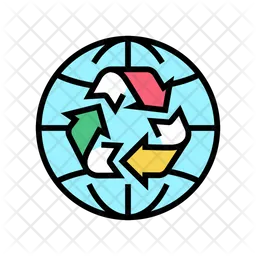 Global Recycle  Icon