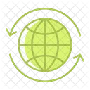 Arrow Earth Energy Icon