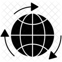 Global Recycling Global Management Global Reprocessing Icon