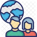 Global relation  Icon