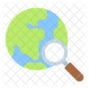Global Exploration Global Search Global Analysis Icon