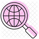 Global Research Color Shadow Thinline Icon Icon