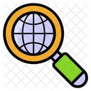 Global Research Worldwide Exploration International Search Icon