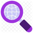 Global Research Worldwide Exploration International Search Icon