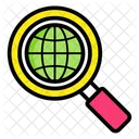 Global Research Foreign Search International Exploration Icon
