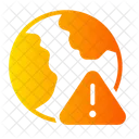 Warning Global World Icon