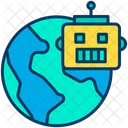 Global International Technology Robot Icon
