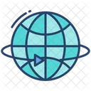 Global Rotation 360 Roation Global Icon