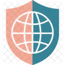 Global Protection Global Security Worldwide Protection Icon