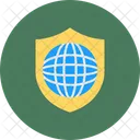 Global Protection Global Security Worldwide Protection Icon