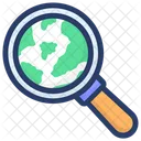 Global Search International Search Browsing Icon