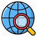 Global Search International Search Overall Search Icon