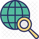 Discovery Concept Global Search Internet Browsing Icon