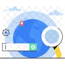 Global Search Globe Search Icon
