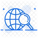 Global Search Worldwide Search Global Analysis Icon