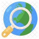 International Global Search Worldwide Search Icon