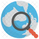 Global Search Globe Icon