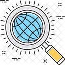 Global Search Globe Icon