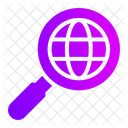 Global Search Seo And Web Loupe Icon