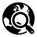 Global Search Global Exploration Worldwide Search Icon