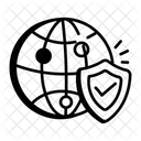 Global Shield Global Secure Shield World Secure Shield Icon