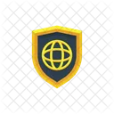 Global Secure Shield Icon
