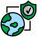 Global Security Antivirus Shield Icon