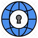 Global Security Global Protection Security Icon