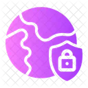Global Security Network Connection Icon