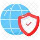 Global Security World Icon