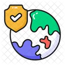 Global Security World Icon