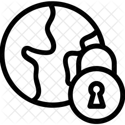 Global Security Concept Icon