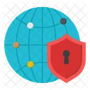 Global Security International Security Worldwide Security Icon