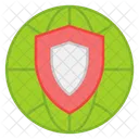 Global Security Global Protection Global Safety Icône