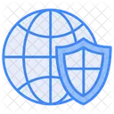 Global Secure Shield Icon