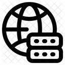 Global Server Distributed Node Icon