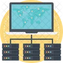 Global Server Network Icon