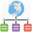 Global Server Network Icon